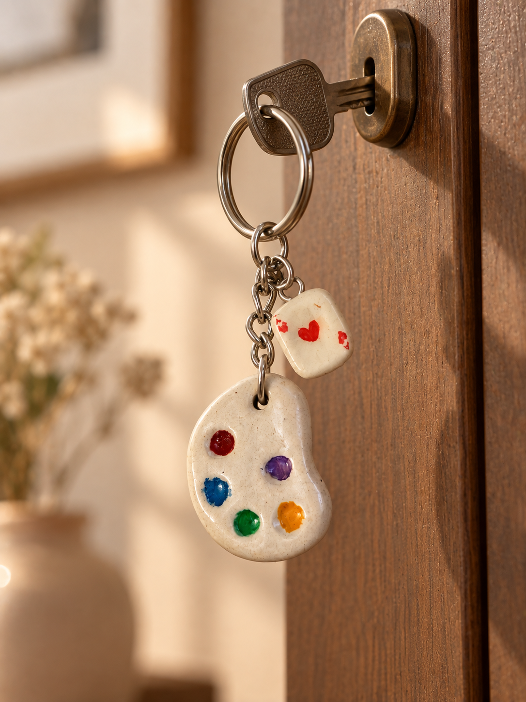 Palette of Love Keychain