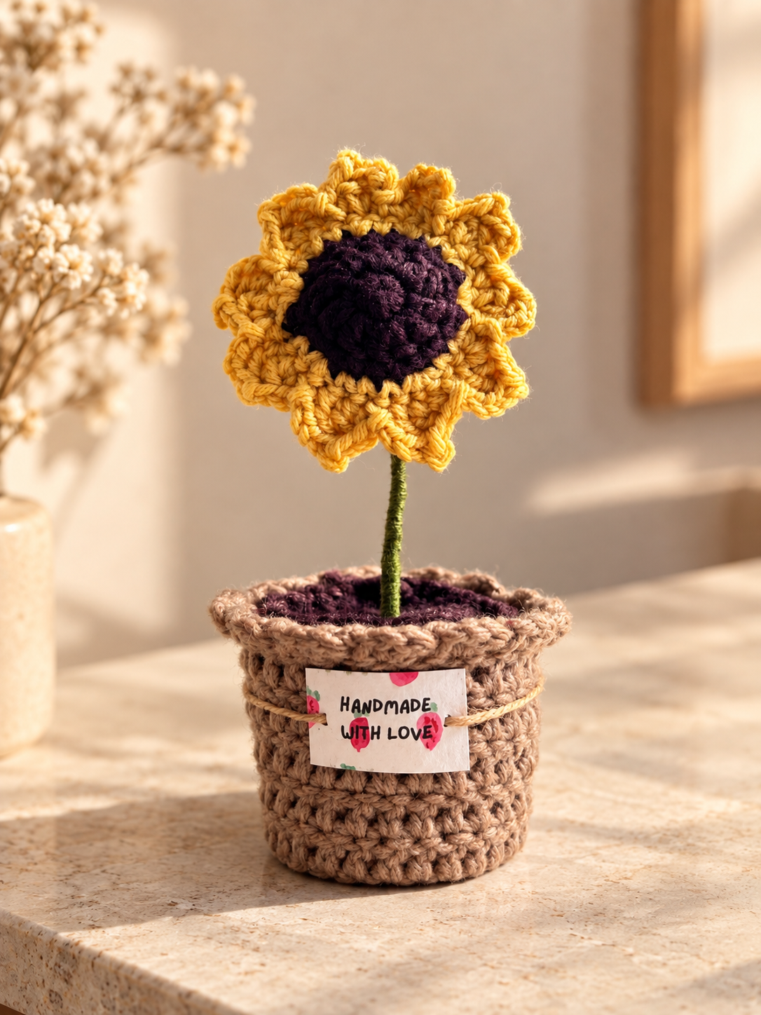 Sunny Bloom – Handmade Crochet Sunflower — photo 2