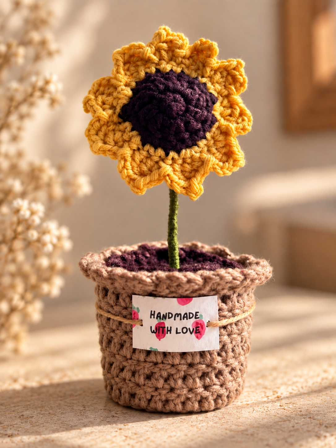 Sunny Bloom – Handmade Crochet Sunflower — photo 3