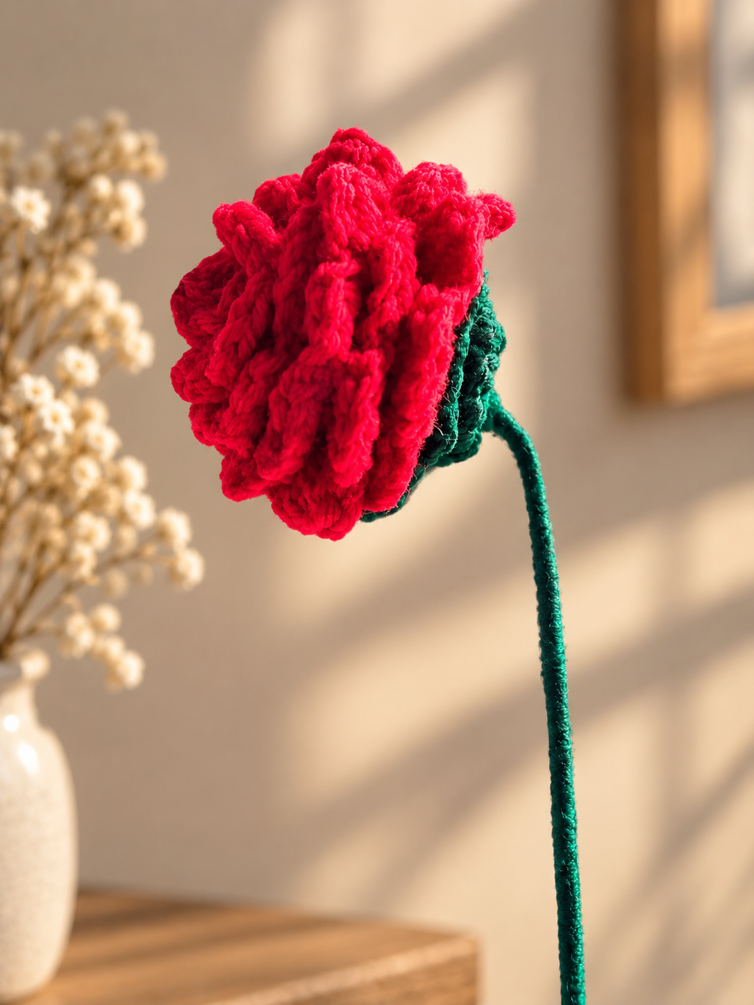 Rose of Love – Handmade Crochet Flower — photo 2