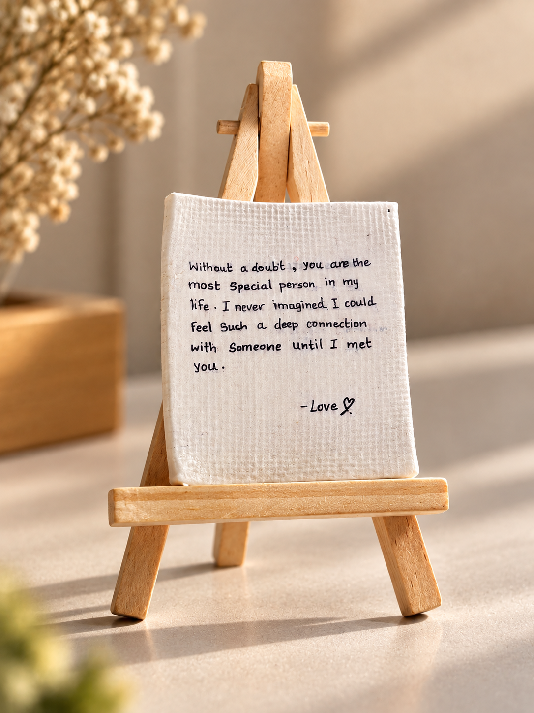 Dear You – Personalized Message Easel