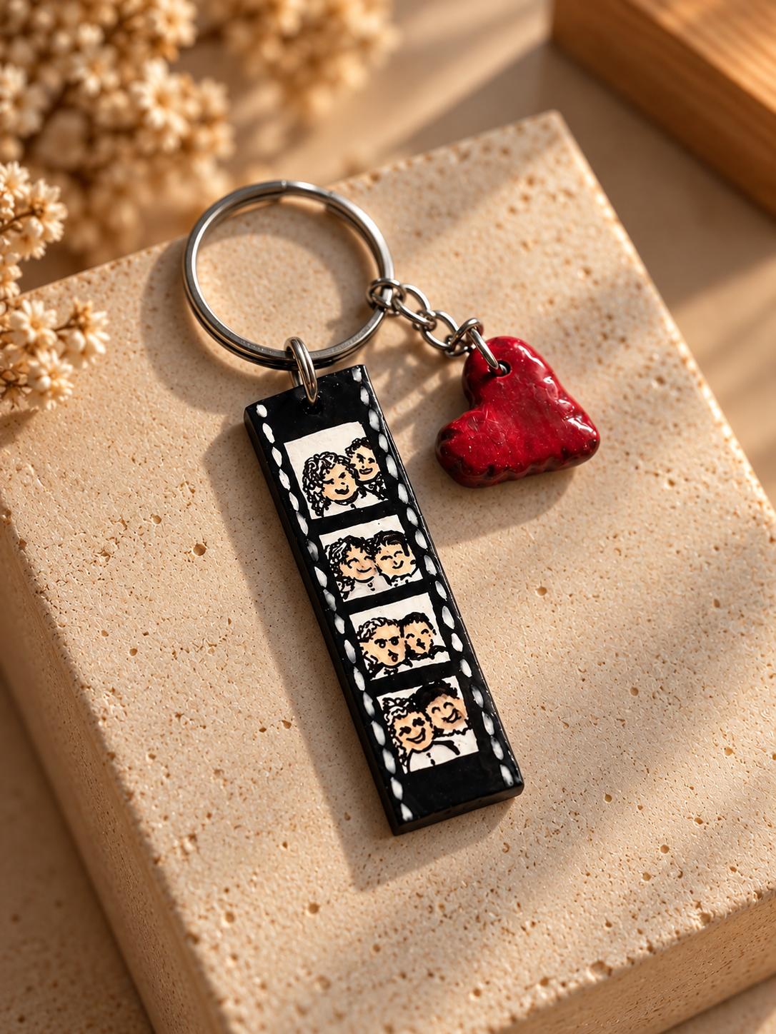 Love Story Photo Strip Keychain — photo 2