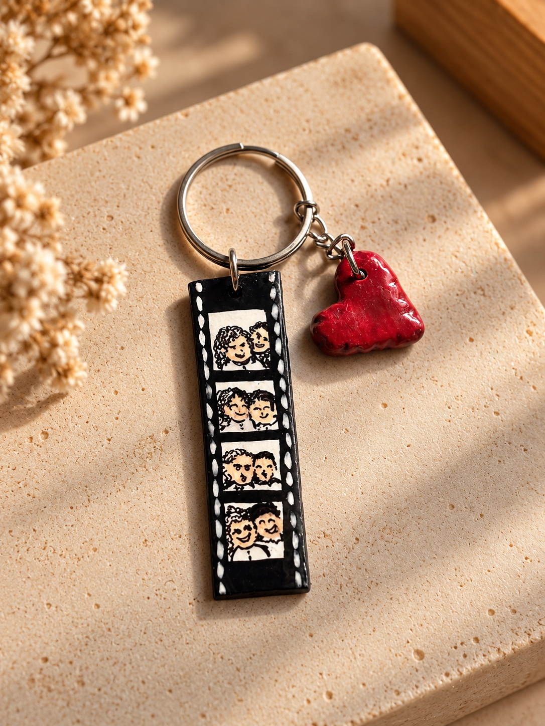 Love Story Photo Strip Keychain — photo 3