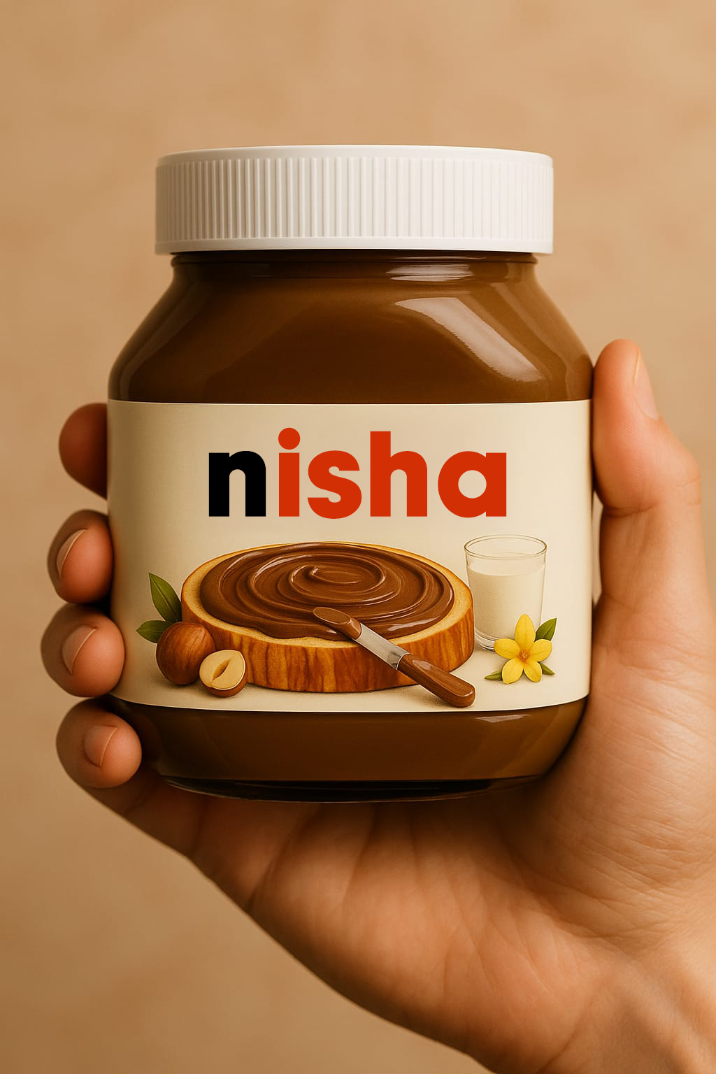 Nutella Name Jar