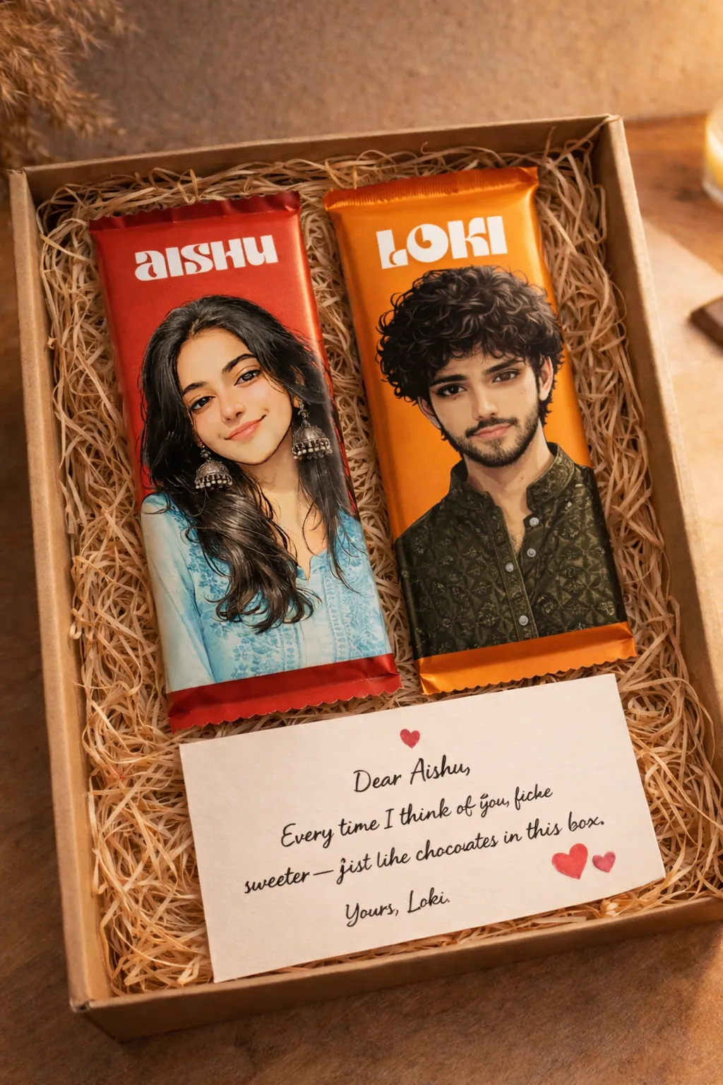 Personalized Photo Chocolate