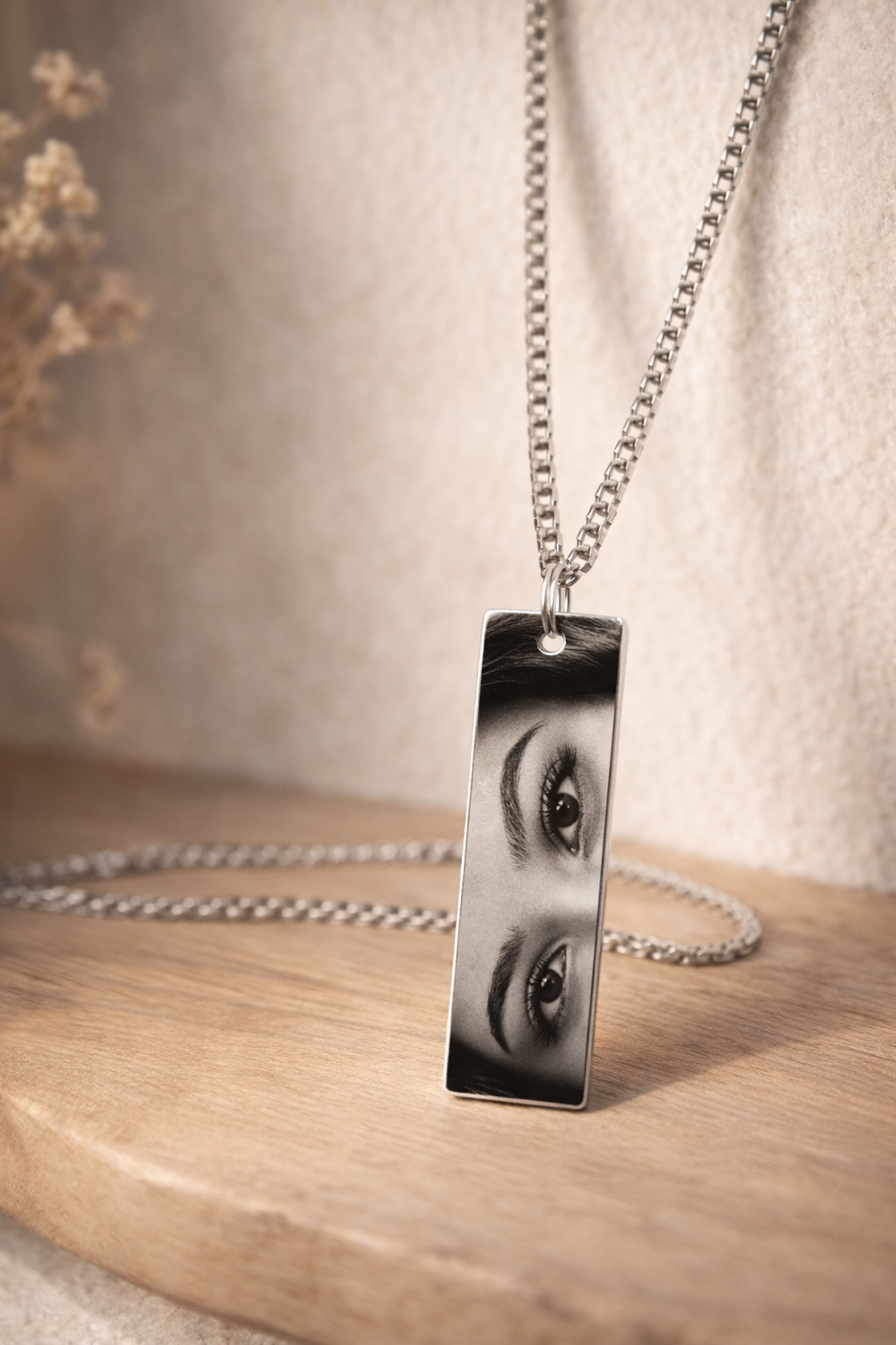 Personalized Eye Necklace