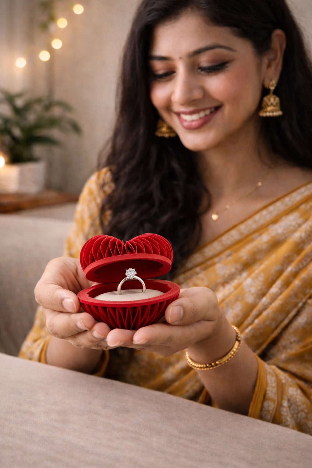 Heart-Shaped Proposal Ring Box — photo 2