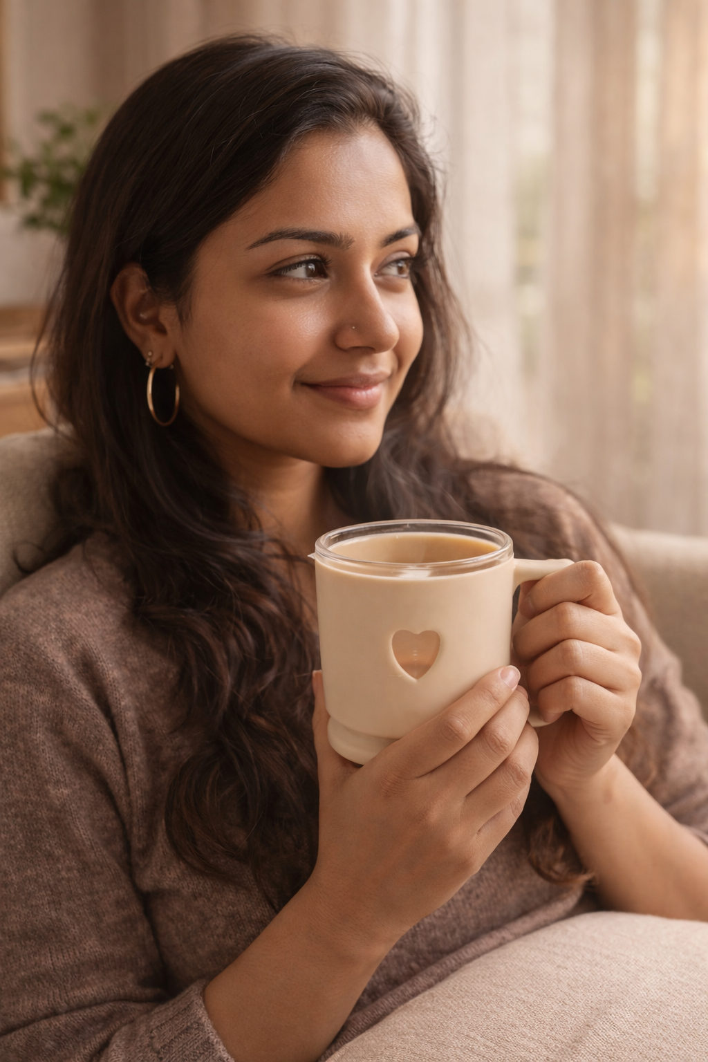 Elegant Mini Heart Mug Set for Couples — photo 3