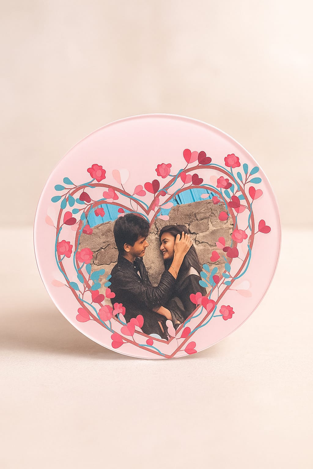 Personalized  Fridge Magnet with Couple Image