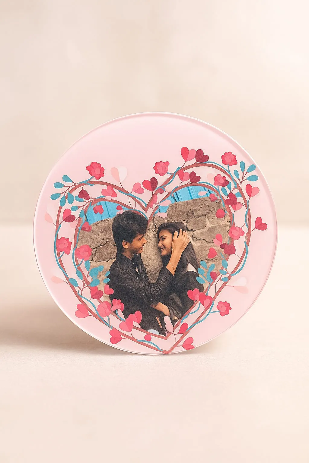 Personalized Fridge Magnet with Couple Image
