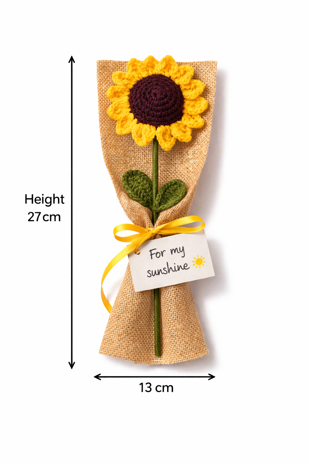 Sunflower Corchet  Bouquet — photo 4