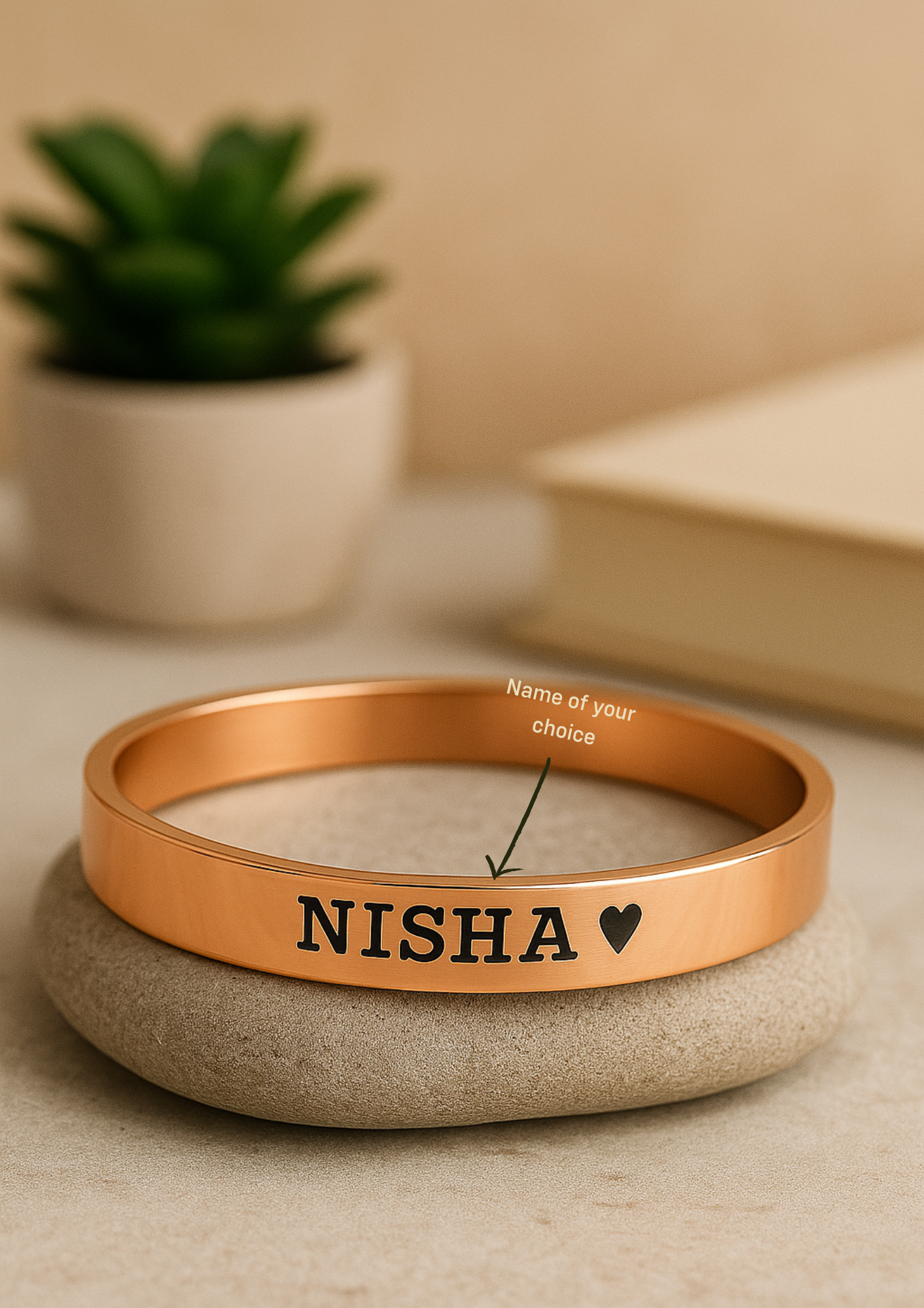 Personalized Name Engraved Bracelet — photo 2