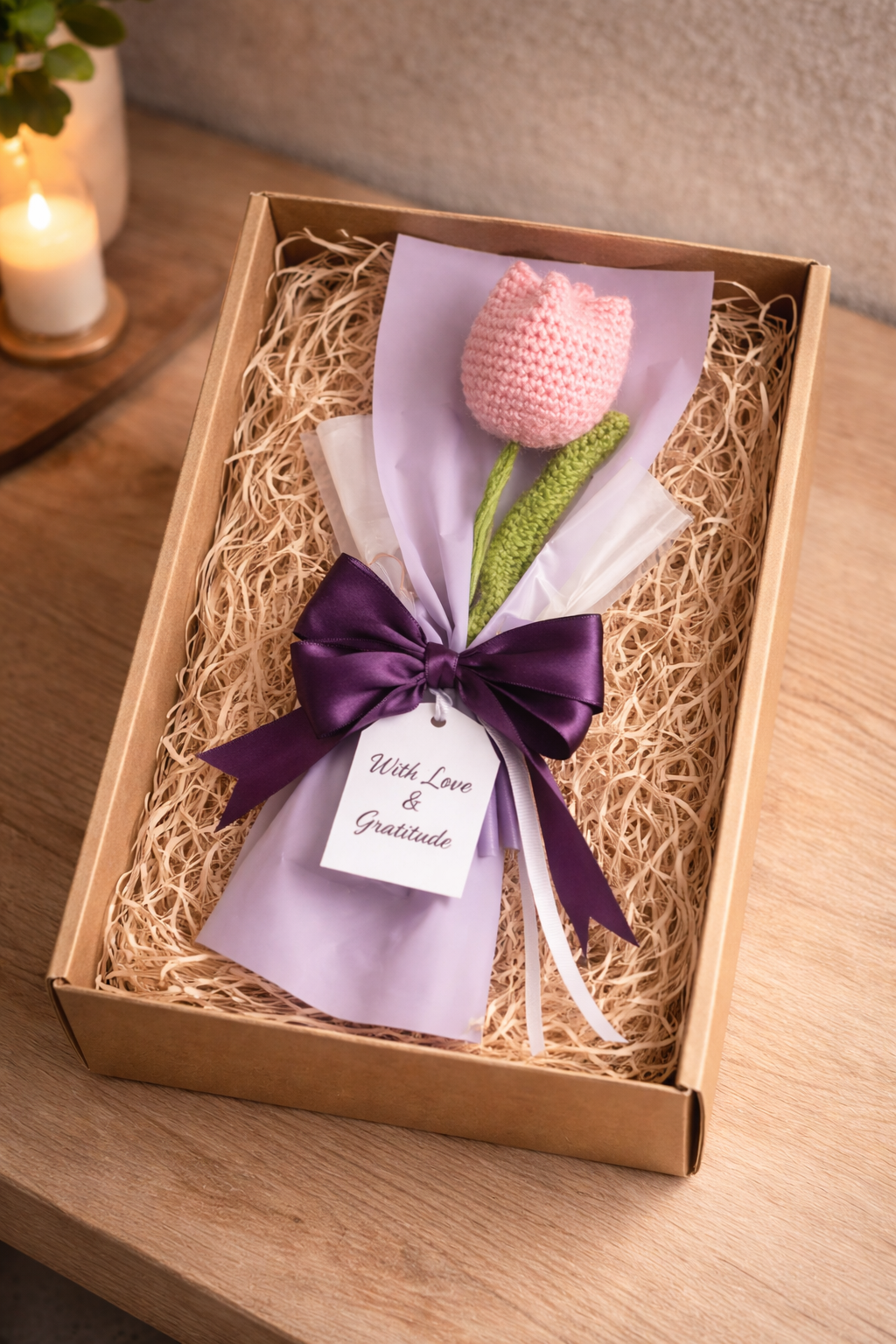 Everlasting Tulip Corchet Bouquet — photo 6