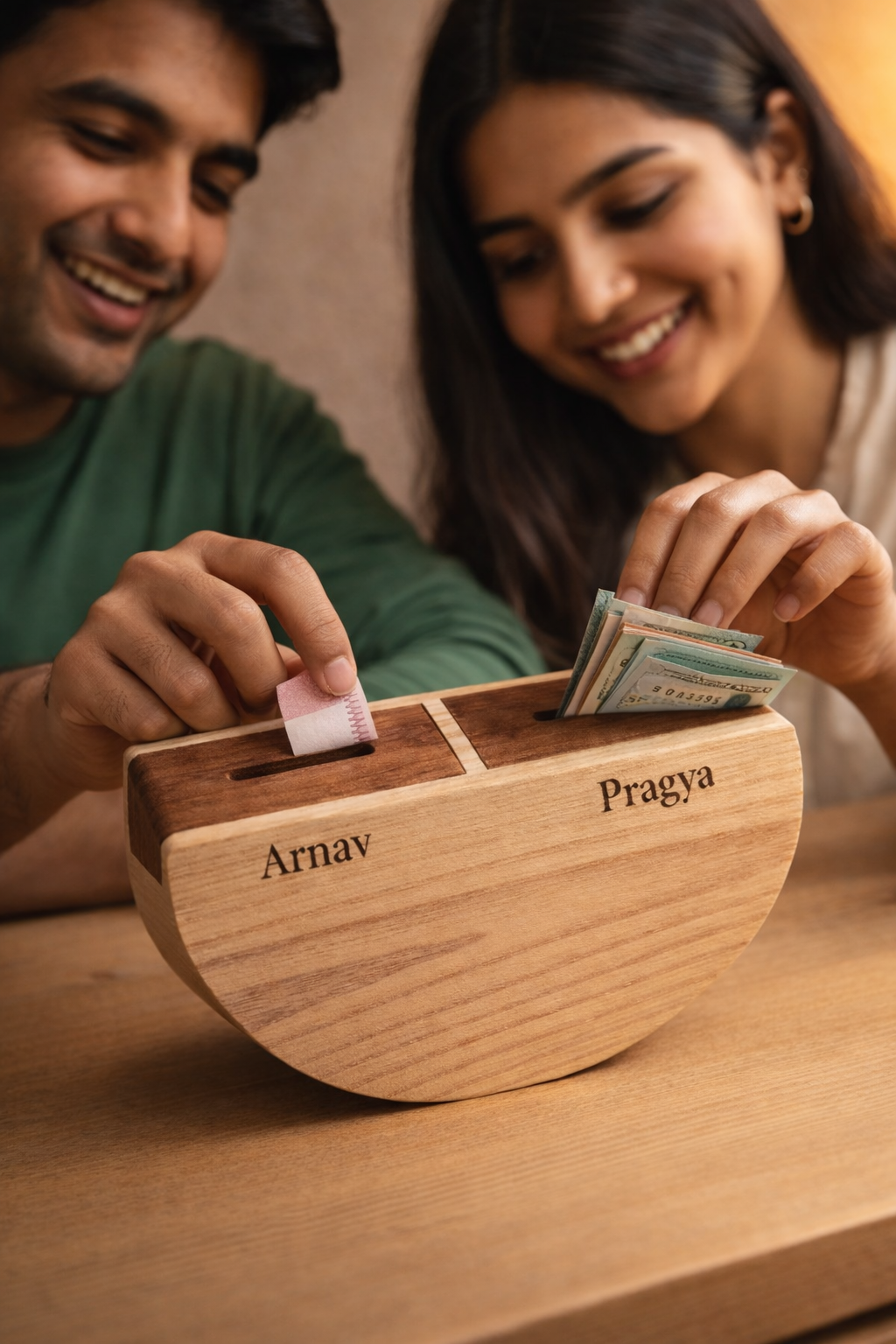 Couple Balance Piggy Bank – Fun Saving Bank for Couples — photo 2