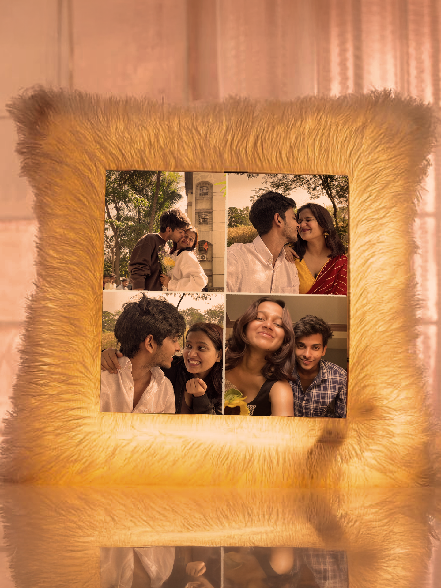 GlowCuddle Personalized Photo Pillow