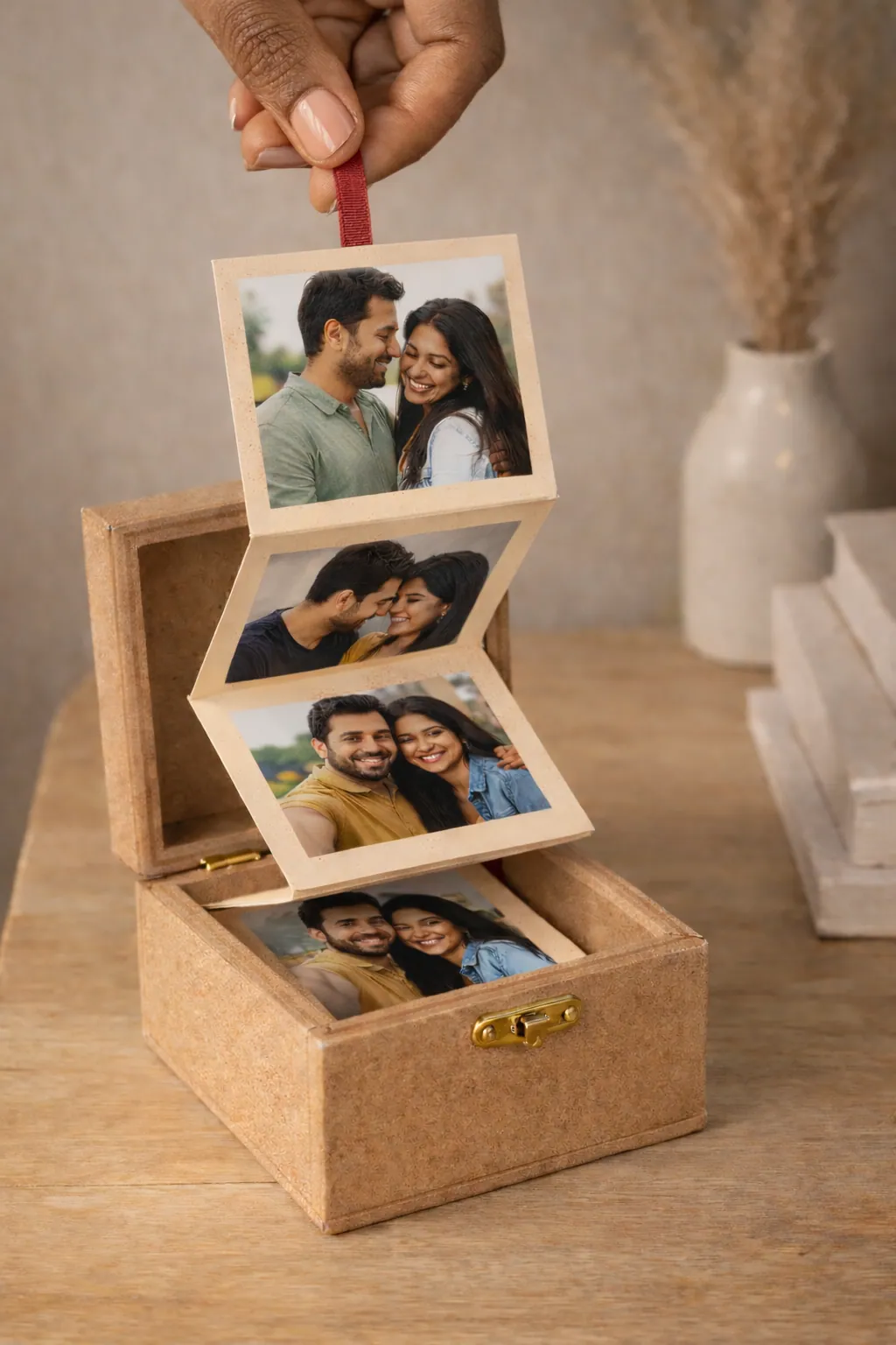 Personalized Mini Photo Album Box