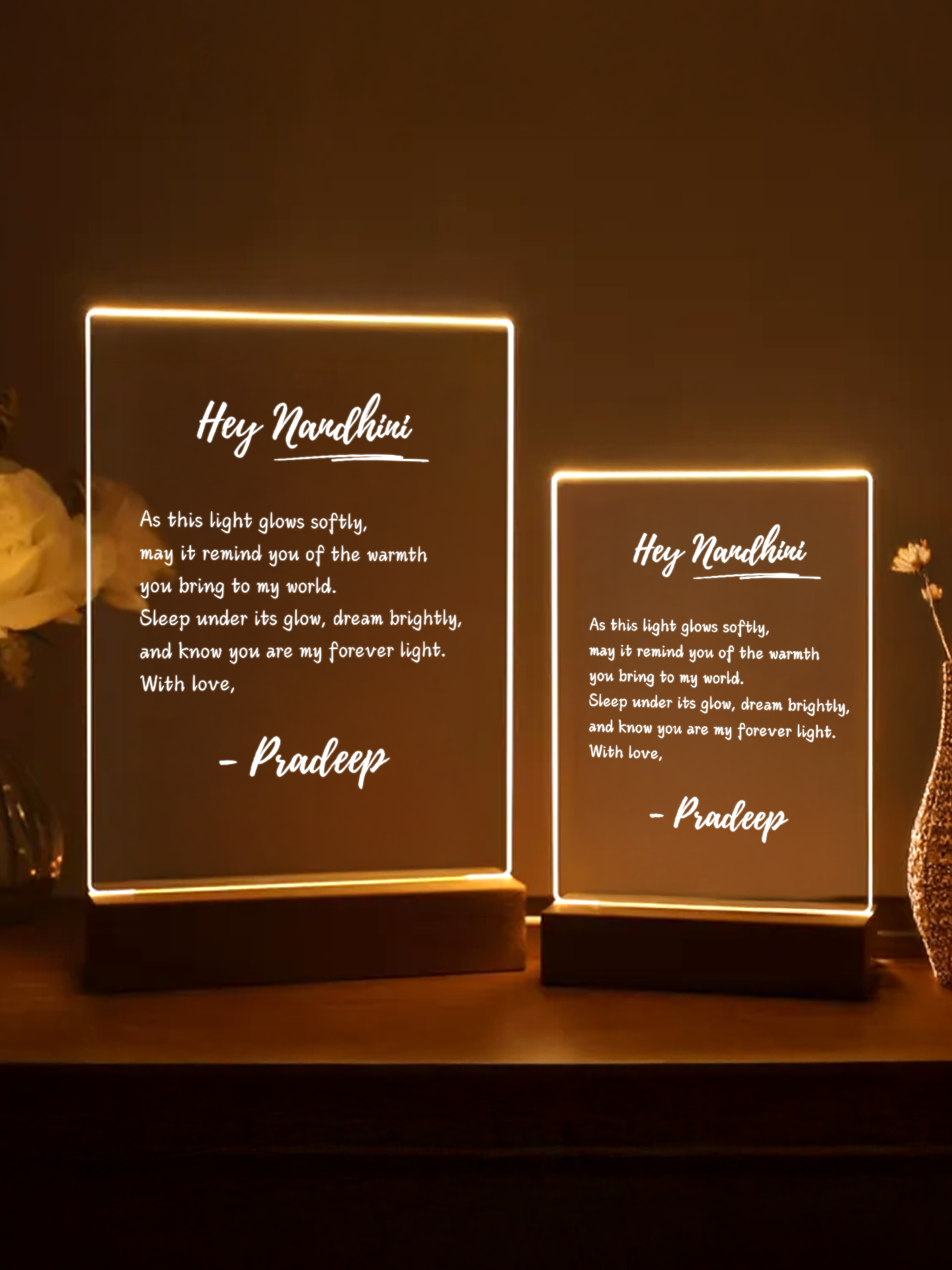 The Goodnight Letter Lamp — photo 4